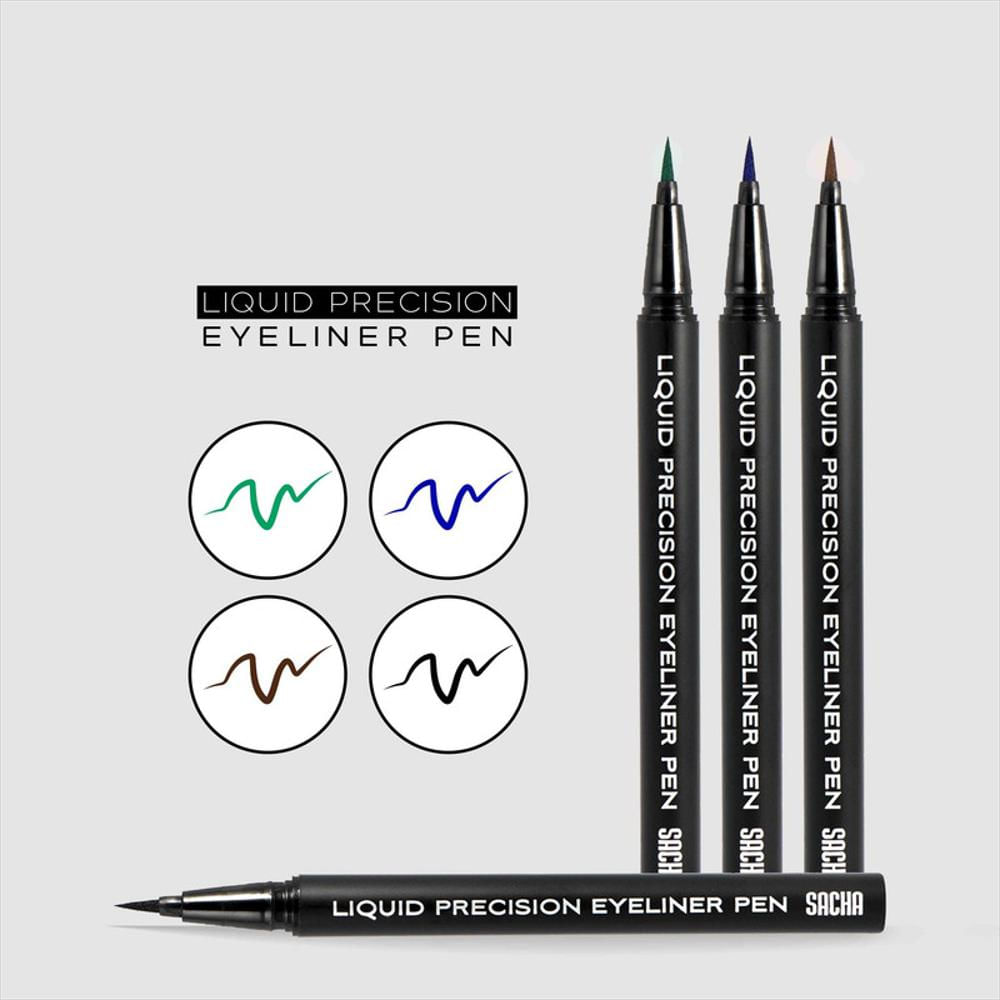 Sacha Liquid Precision Pen Eyeliner Blue img #3