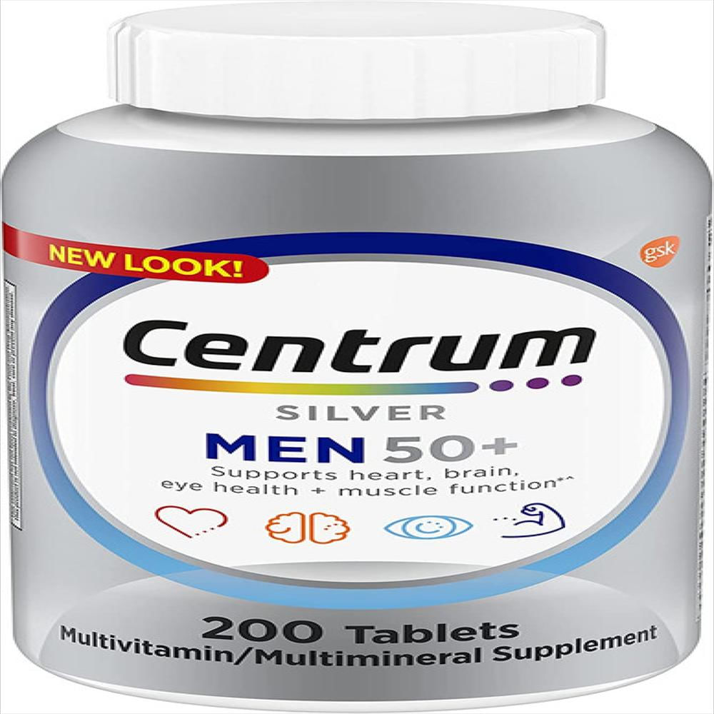 Centrum Silver Men Hombres 50+ X 200 Tabletas Adultos img #2