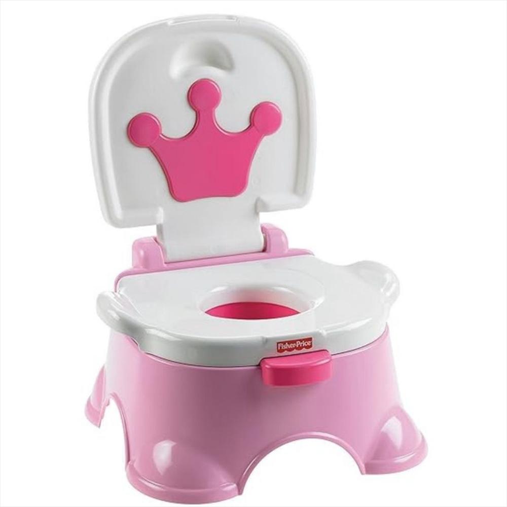 Vasenilla Baño Trono Entrenador 3 En 1 Bebes, Rey Y Reina Rosa