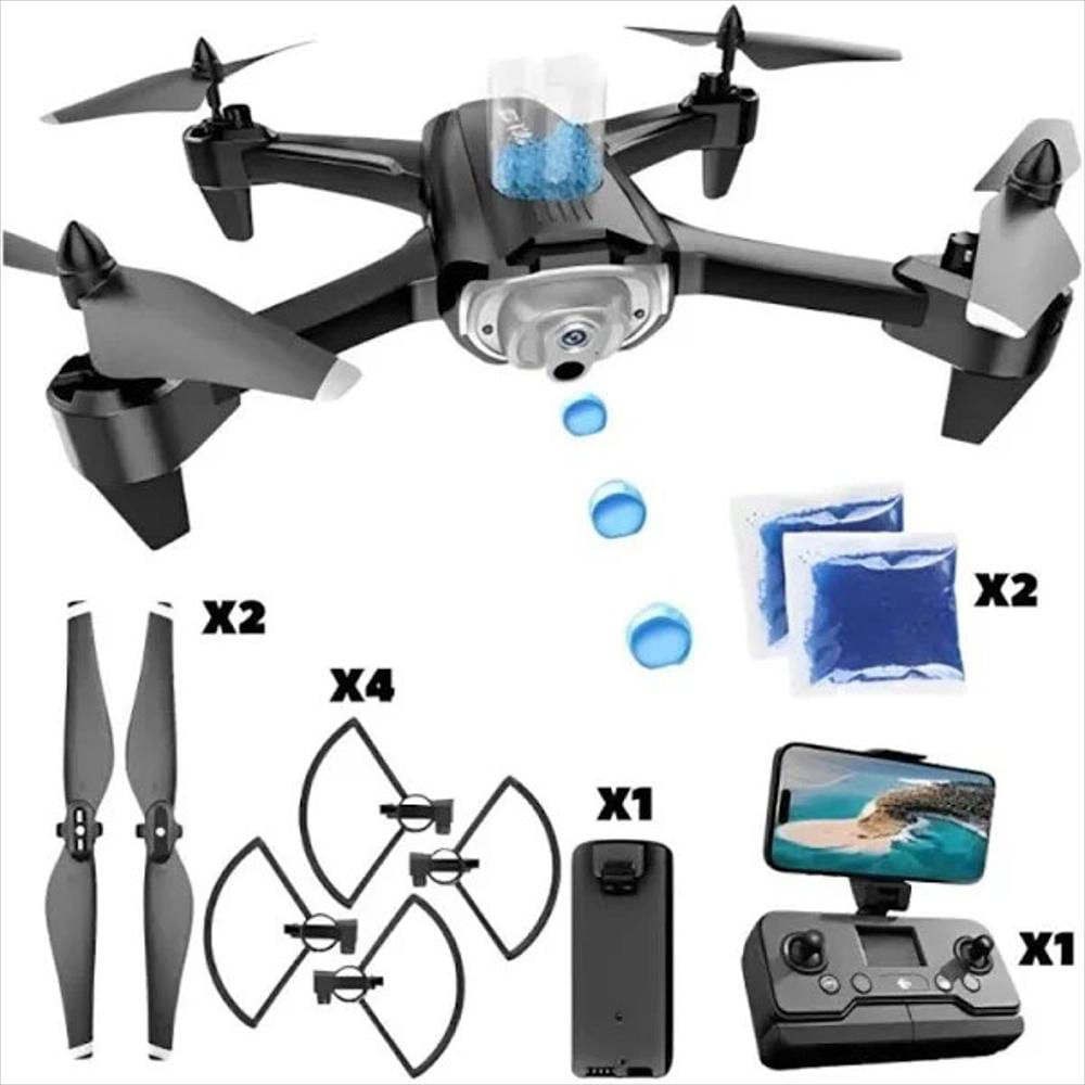 Drone J20 Inteligente Wifi Hd Giro 360 Dispara Hidrogel