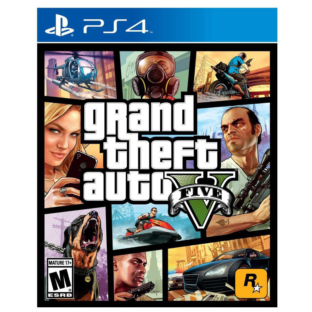 Videojuego Grand Theft Auto V + Control Dualshock Negro Ps4 Original img #3