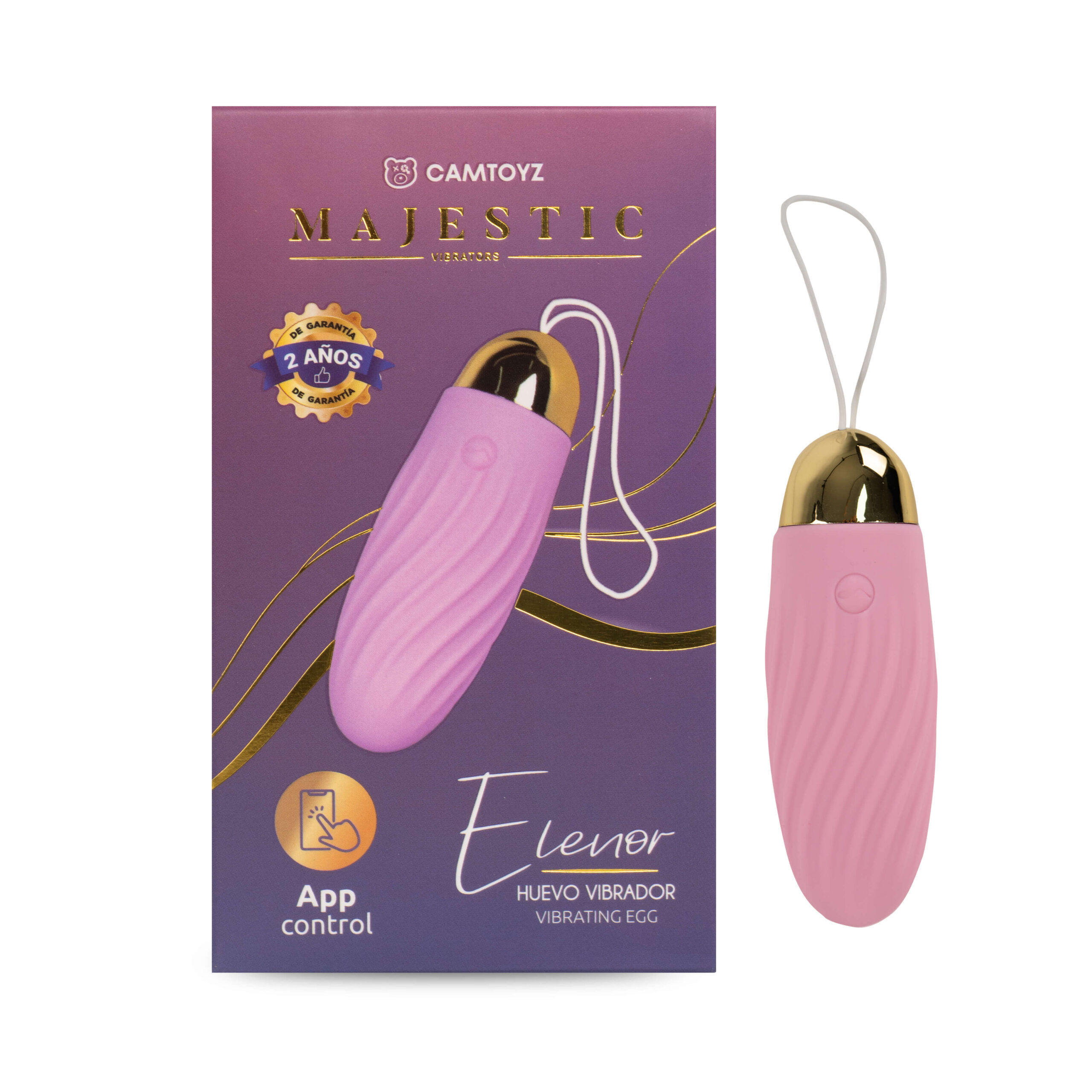Huevo vibrador con app camtoyz elenor majestic