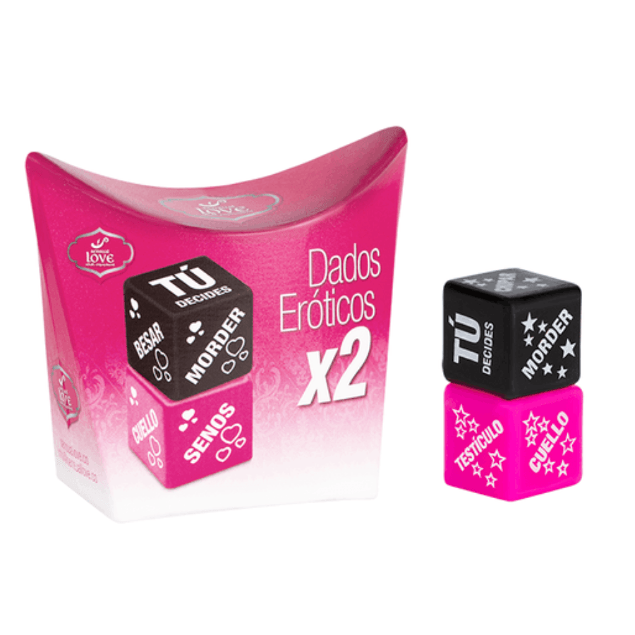 Dados eroticos kiss me gay masculinos x 2