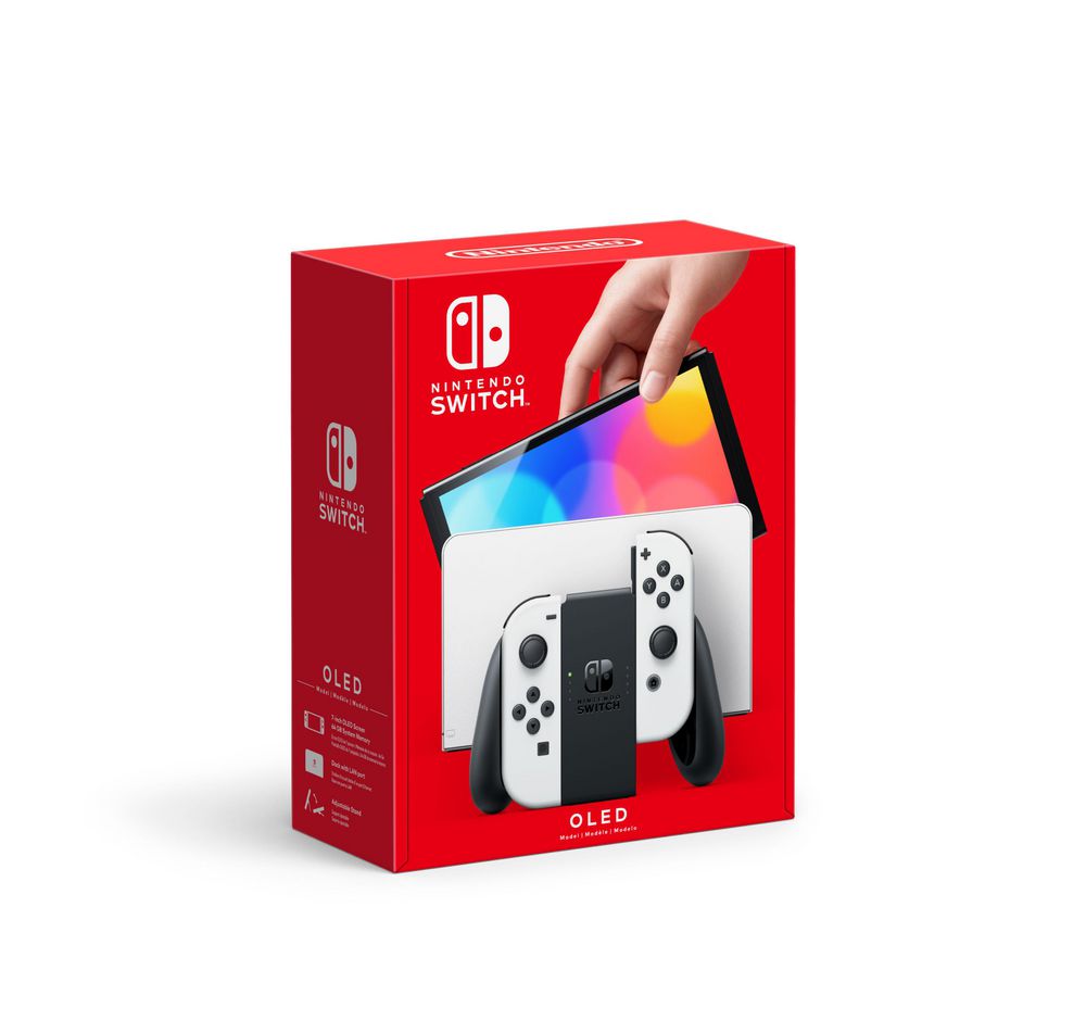 Consola Nintendo Switch 64 GB Blanco con negro 2 Joy Con