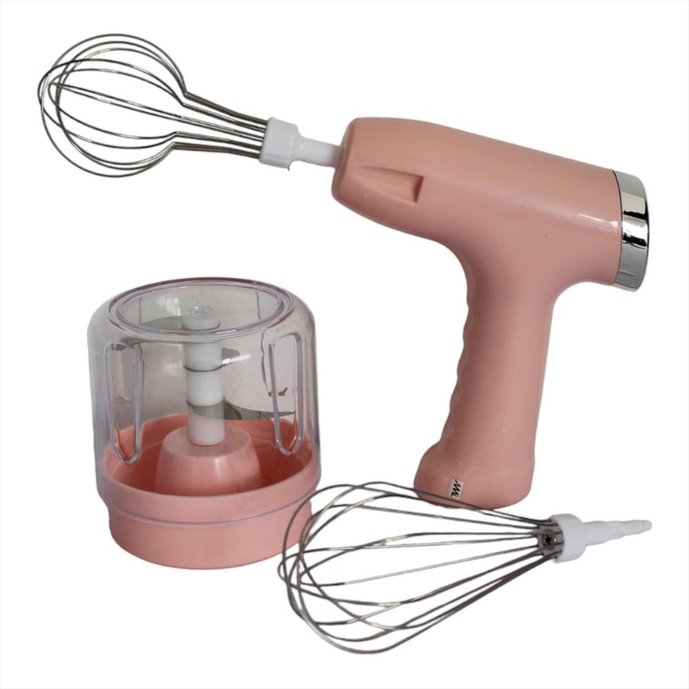 Batidora Electrica De Mano Con Accesorios Intercambiables