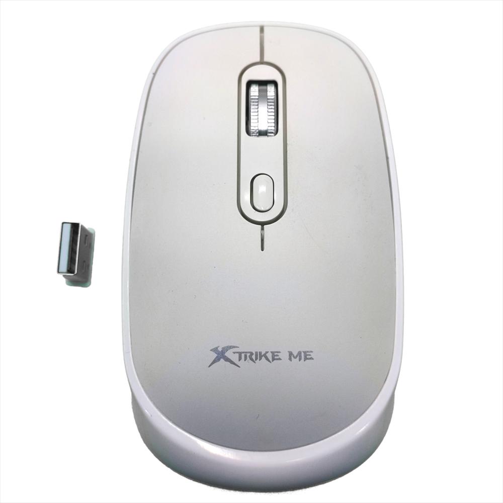 Mouse Recargable Xtrike Me Inalambrico Conexion Dual Bluetooth Y 24G img #1