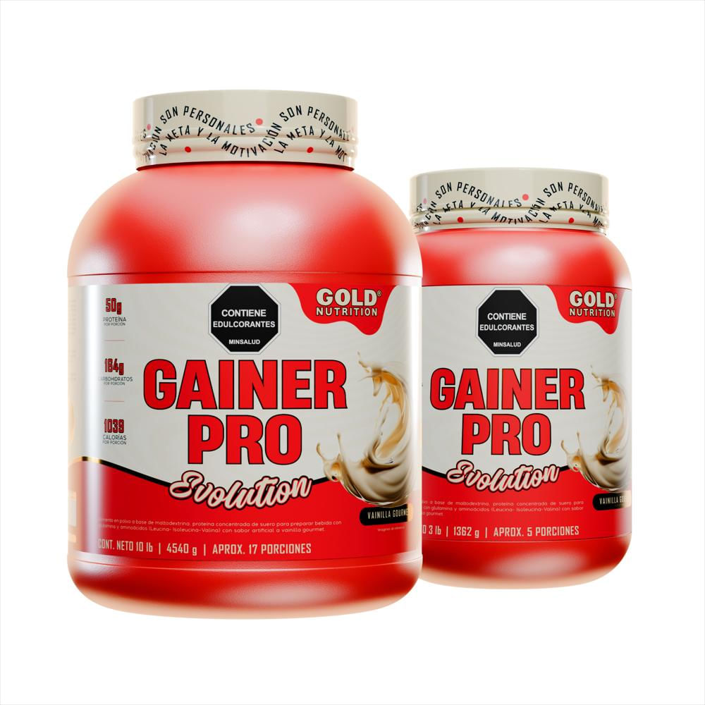 Proteína Gainer Pro Hipercalórica 13 Libras (10 Lbs +3 Lbs)