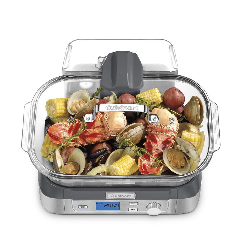 VAPORERA DIGITAL DE VIDRIO CUISINART STM1000 img #2