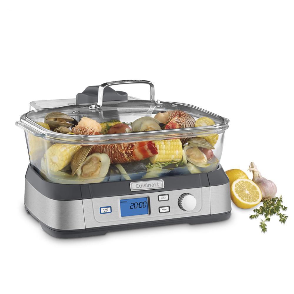 VAPORERA DIGITAL DE VIDRIO CUISINART STM1000 img #3