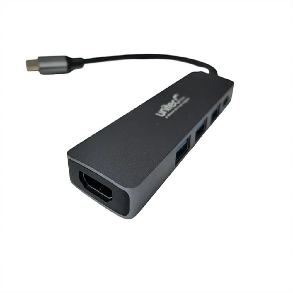 Hub Adaptador Usb C 5 En 1 Con Hdmi 4K Para Windows Y Mac img #2