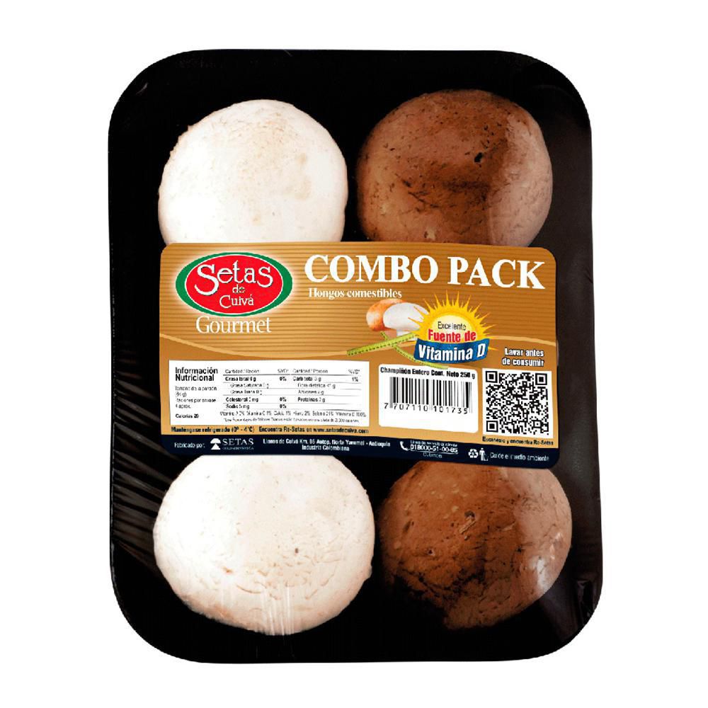 Champiñon Combo Pack Vit. D  250  gr
