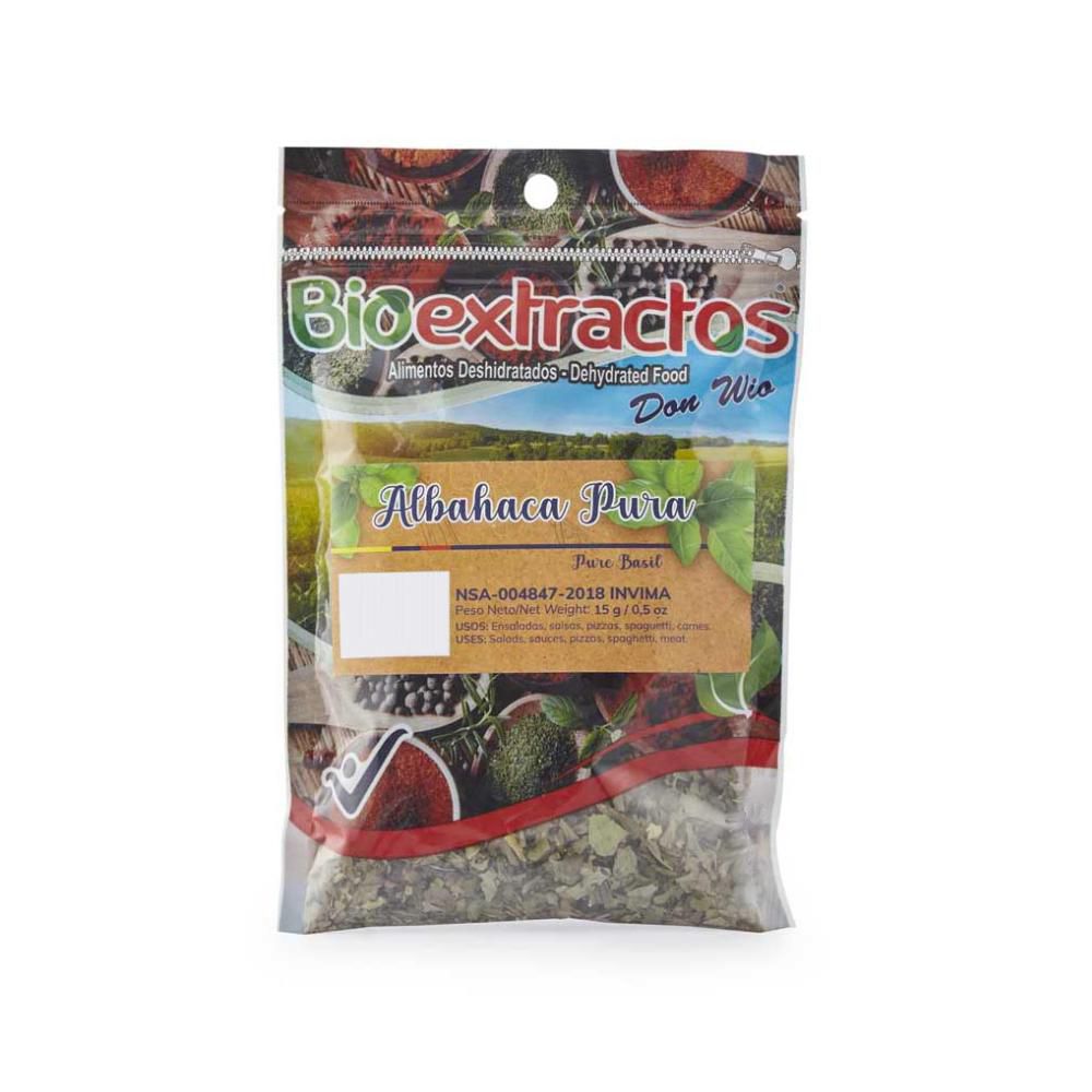 ALBAHACA DESHIDRATADA 15 gr
