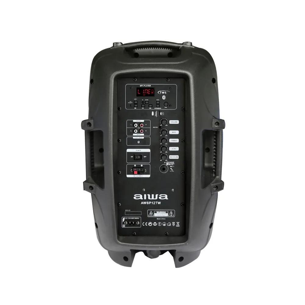 Cabina De Audio 12´ Aiwa Awsp12tw (Incluye Microfono Inalambrico Y Tripode) img #2