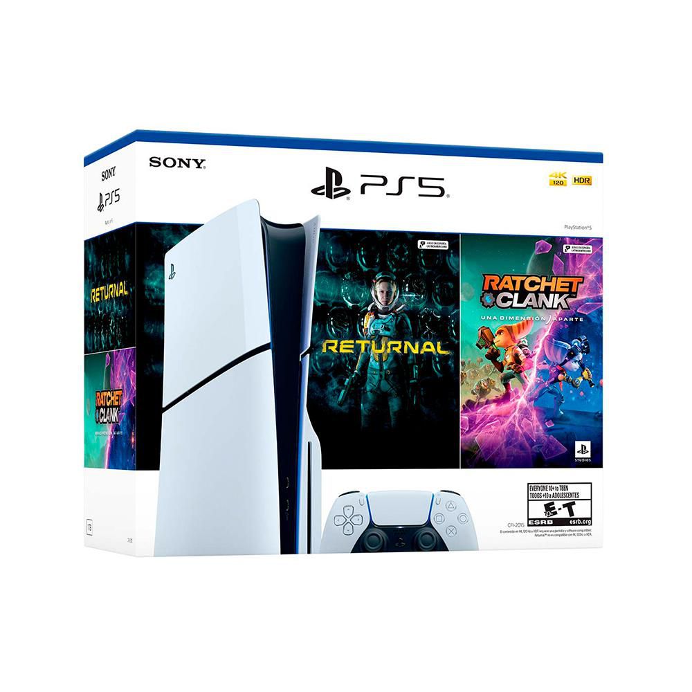 Consola Ps5 Estándar 1 TB Blanca + Ratchet Clank img #2