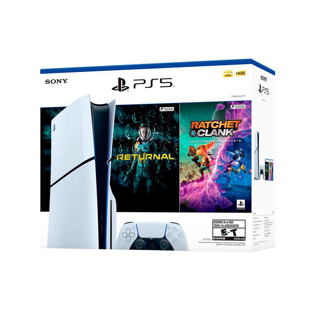Consola Ps5 Estándar 1 TB Blanca + Ratchet Clank img #3