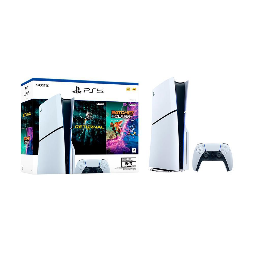 Consola Ps5 Estándar 1 TB Blanca + Ratchet Clank img #4