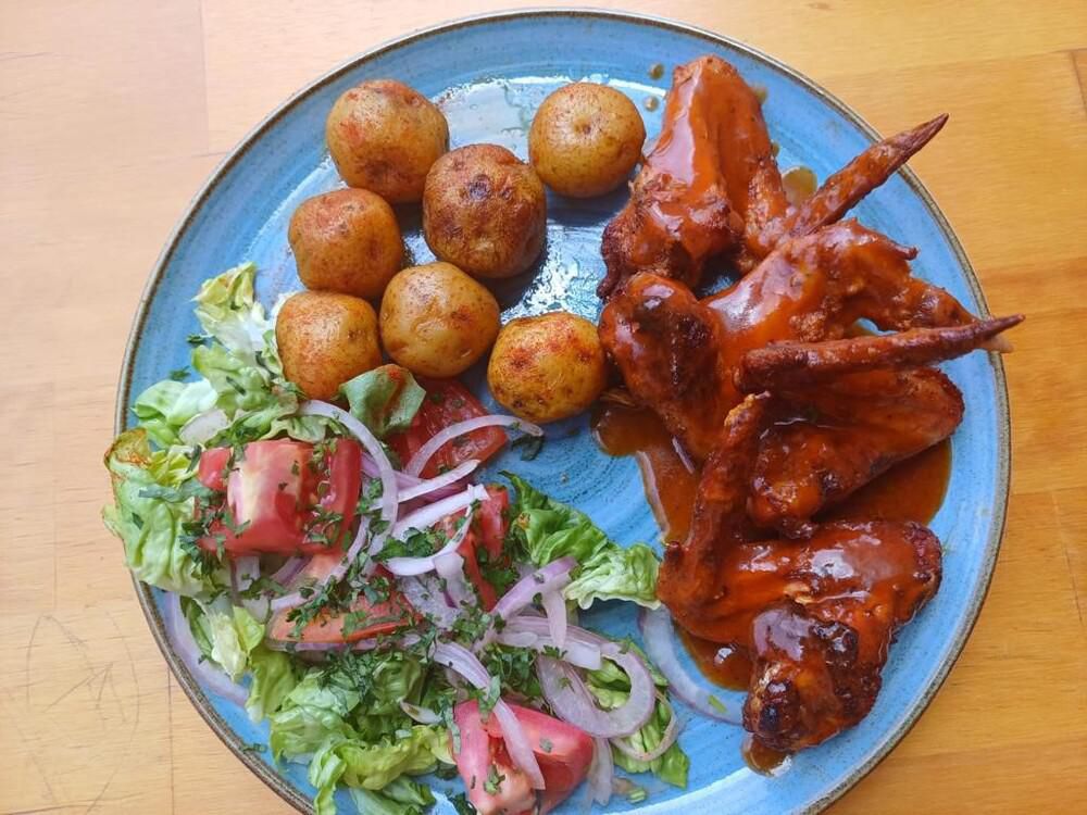Plato Alitas Bbq Fm 600 gr