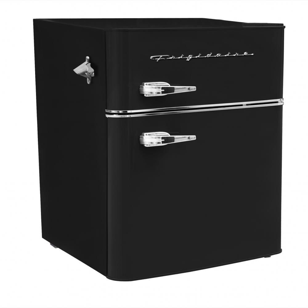 Mini Nevera 3.2 Pies Cúbicos Frigidaire Diseño Retro Con 2 Puertas Y Refrigerador Color