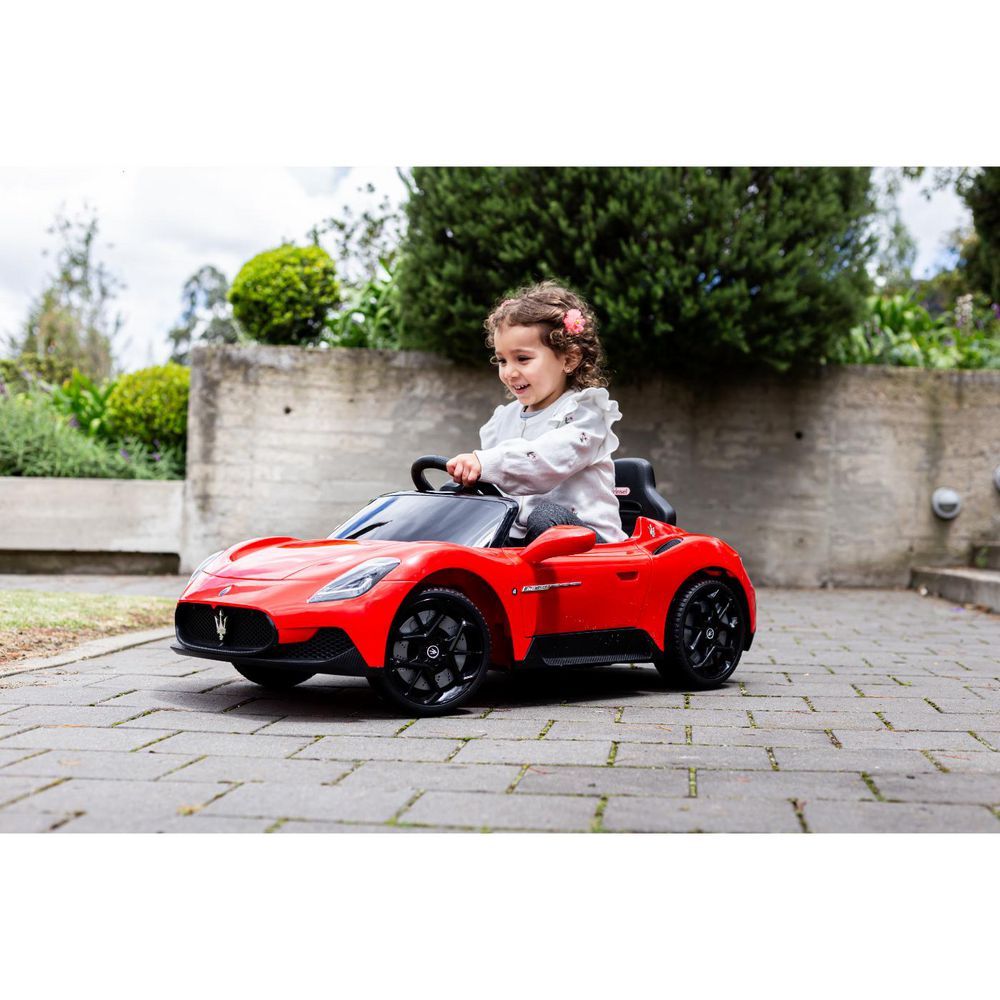 Carro Montable Electrico Para Niños Maserati Rojo 12V PRINSEL img #2
