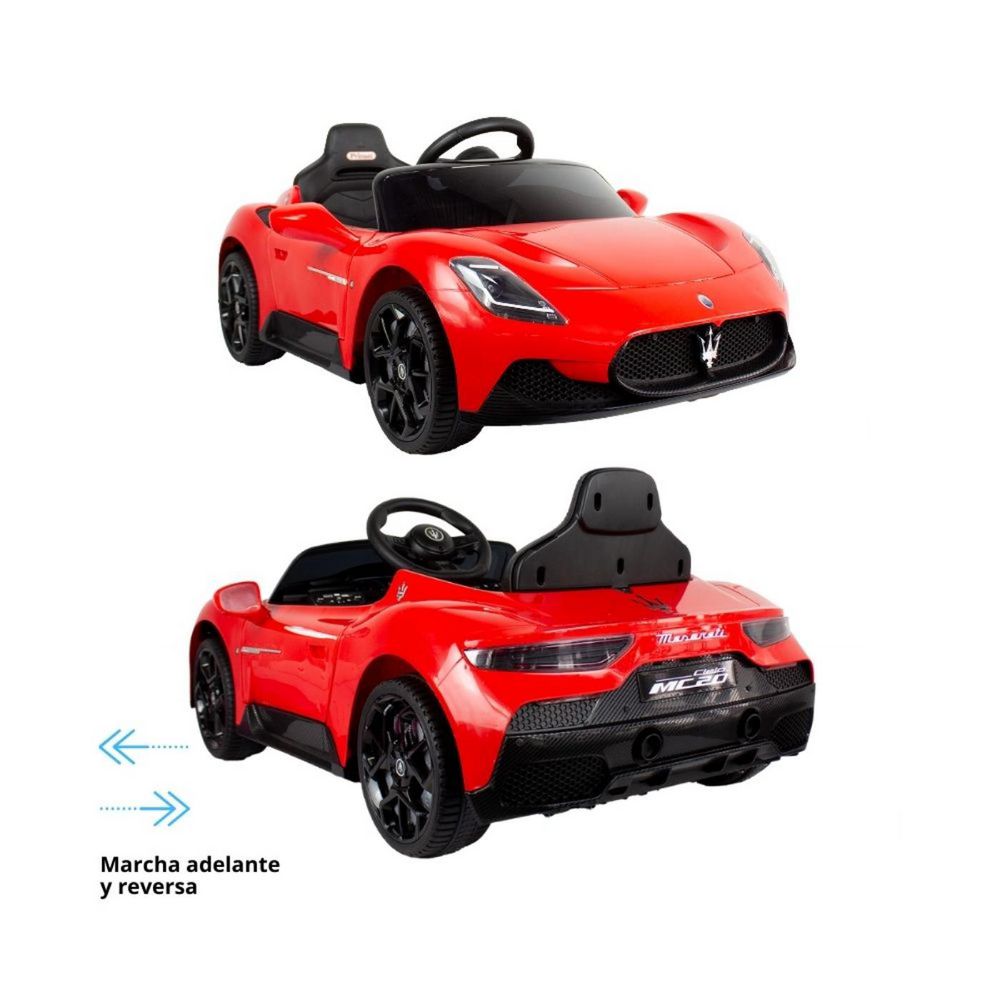 Carro Montable Electrico Para Niños Maserati Rojo 12V PRINSEL img #6