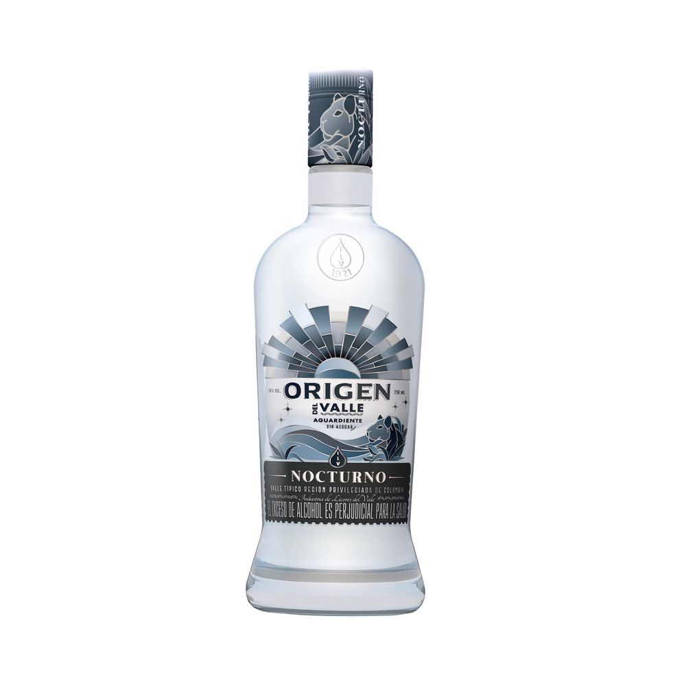 Aguardiente DEL VALLE Sin Azucar (750 ml)