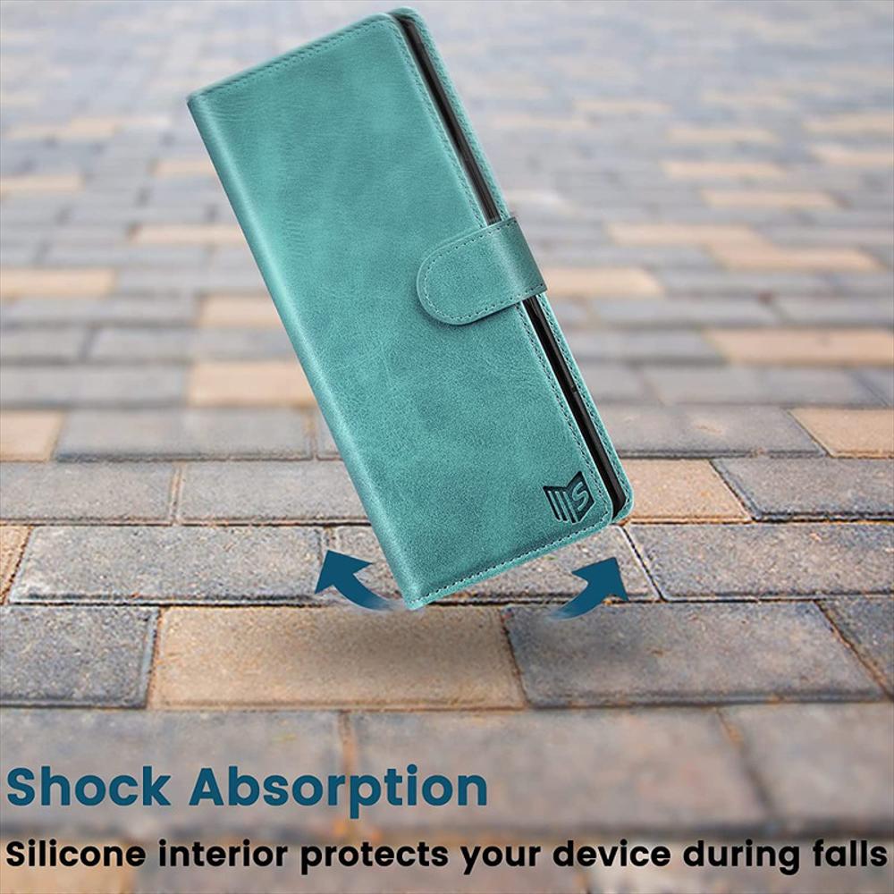 Estuche Para Samsung Galaxy Z Fold 3 5G Color Azul Verde img #2