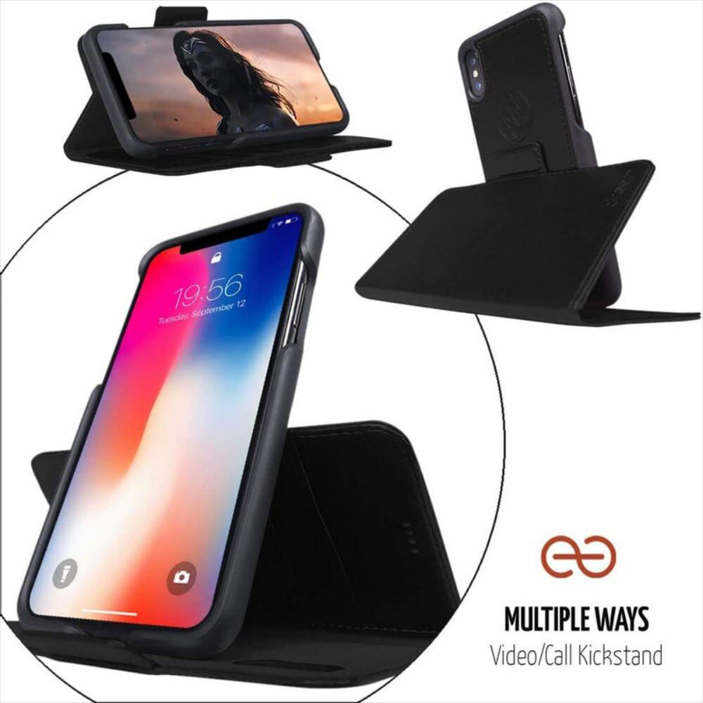 Estuche Delgado Magnético Para Iphone Xr De Protección Rfid img #4