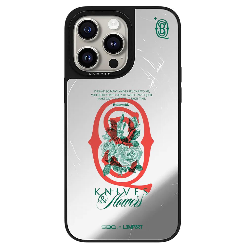 Ultra Safe Case Green Roses Para Iphone 15 Plus Funda Estuche Con Magsafe