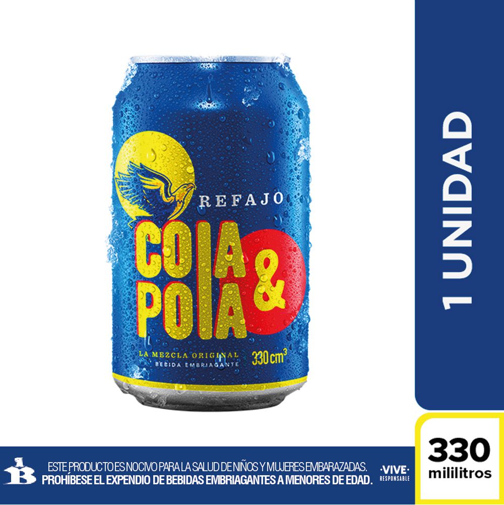 Refajo COLA Y POLA lata (330 ml)