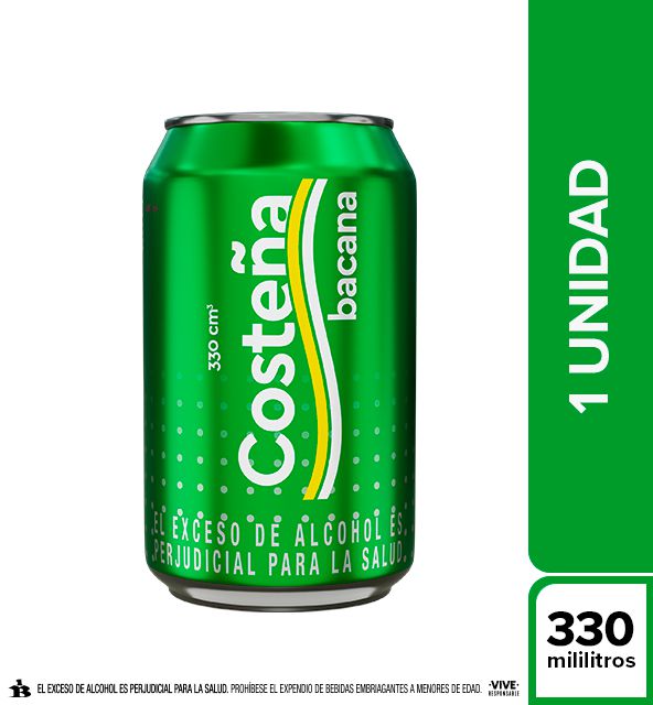 Cerveza CERVEZA COSTEÑA BACANA lata (330  ml)