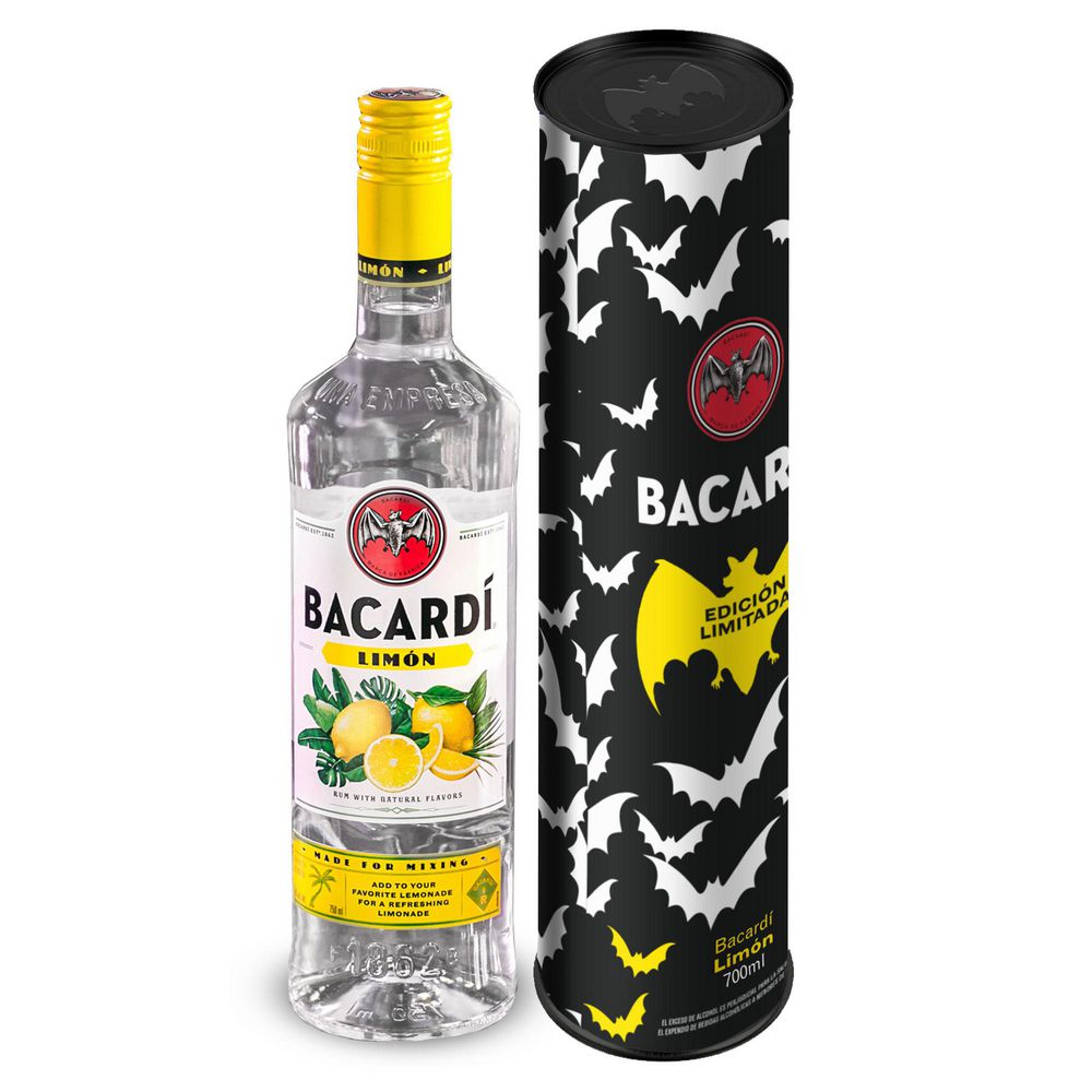 Ron blanco BACARDI limón edición limitada (700 ml)