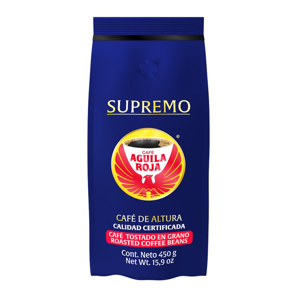 Café AGUILA ROJA SUPREMO GRANO (450 gr)