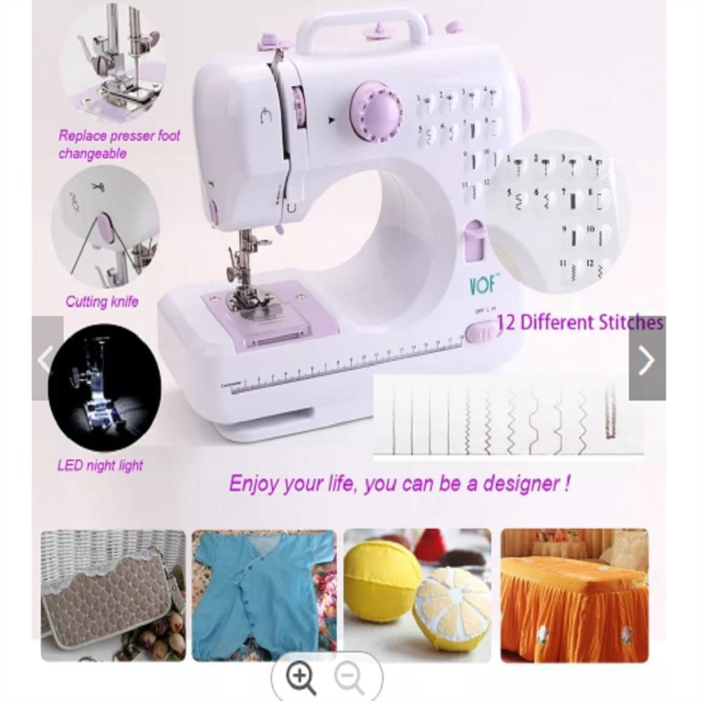 Máquina De Coser Eléctrica Overlock Multifunción Práctica