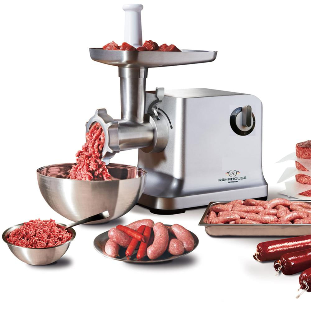 Molino Eléctrico Picador De Carne Metálico 3000W Renahouse 2 Velocidades + Reversa