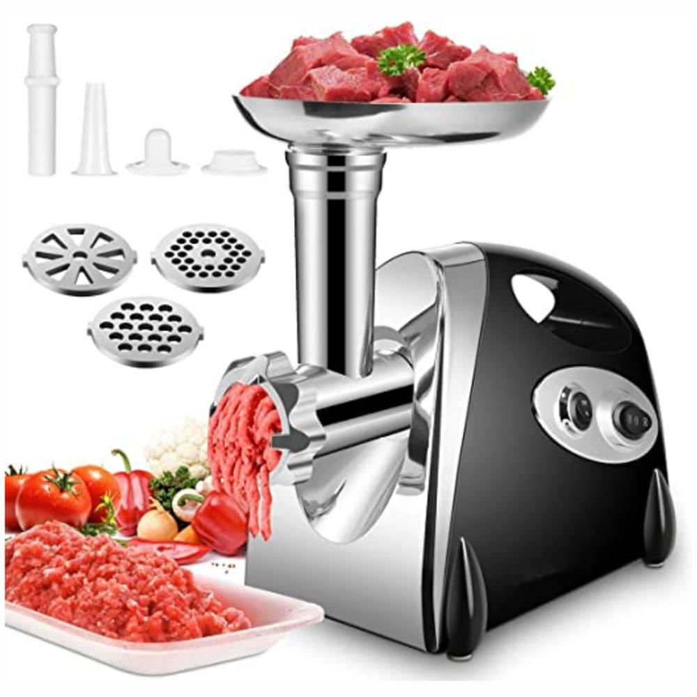 Molino Eléctrico Para Carne Swisshome 2800W + Embutidor + Aceesorios