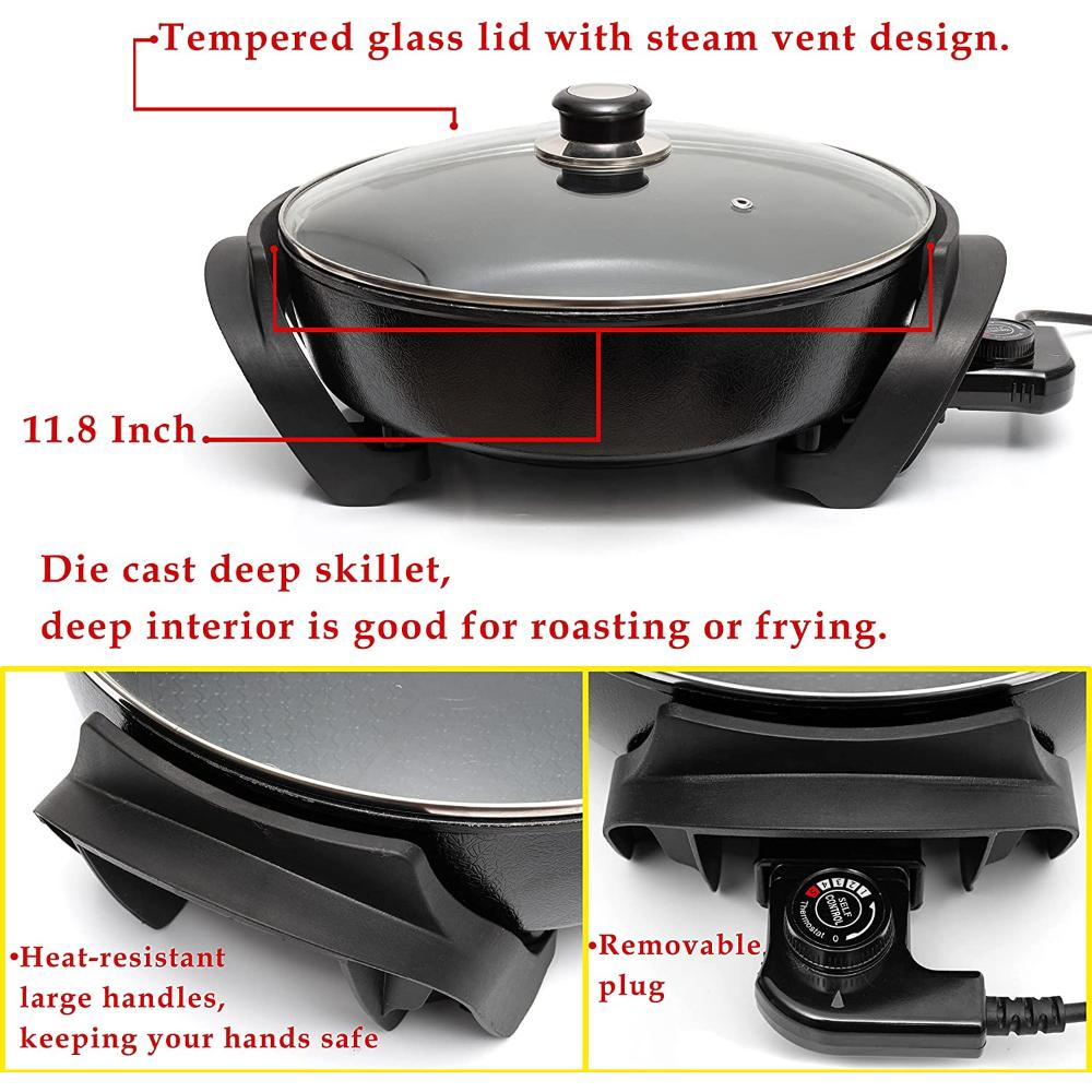 Freidora Eléctrica De Aluminio Moss & Stone img #3