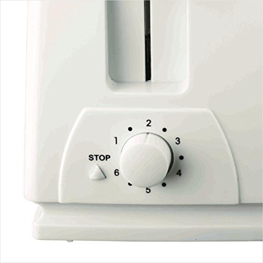 Tostadora De 4 Rebanadas Brentwood De Plástico 6 Ajustes De Dorado Bandeja Para Migas Fácil De Limpiar Color img #4