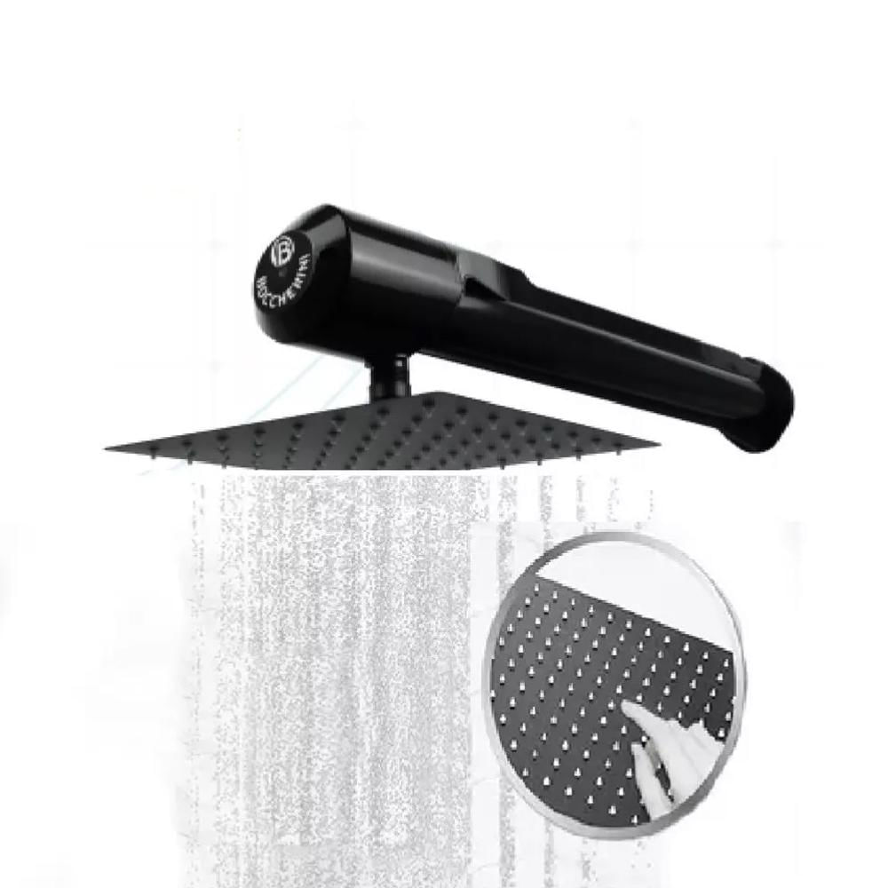 Ducha Eléctrica Horizontal Lusso 110V/220V Boccherini Color Negro
