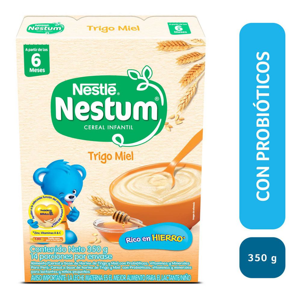 Cereal NESTUM infantil trigo miel (350 gr)