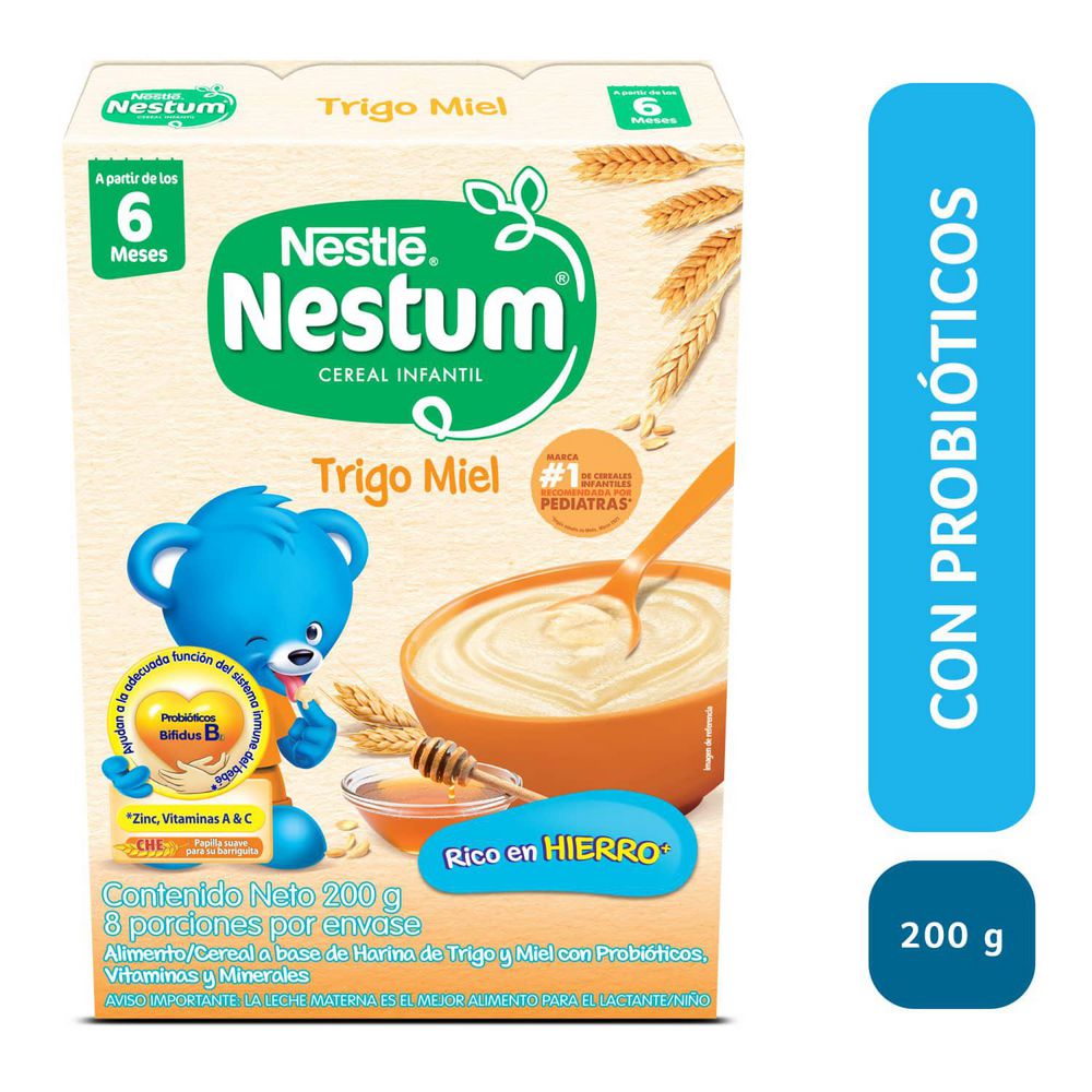 Cereal NESTUM infantil trigo miel (200 gr)
