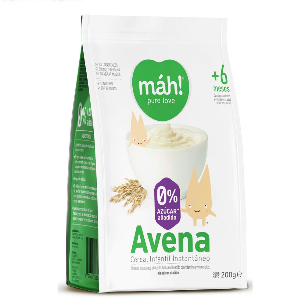 Cereal MAH Infantil Avena 6 Meses (200 gr)