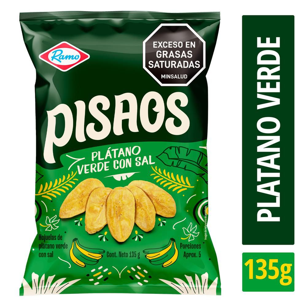 Platanos Pisaos RAMO Verde Con Sal (135  gr) img #1