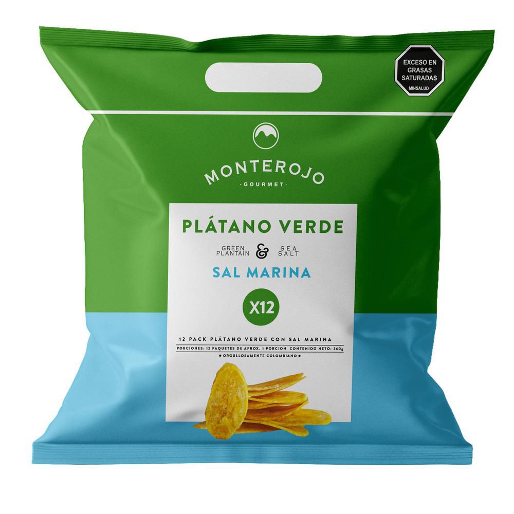 Plátano MONTE ROJO Verde Sal Marina (360  gr) img #2