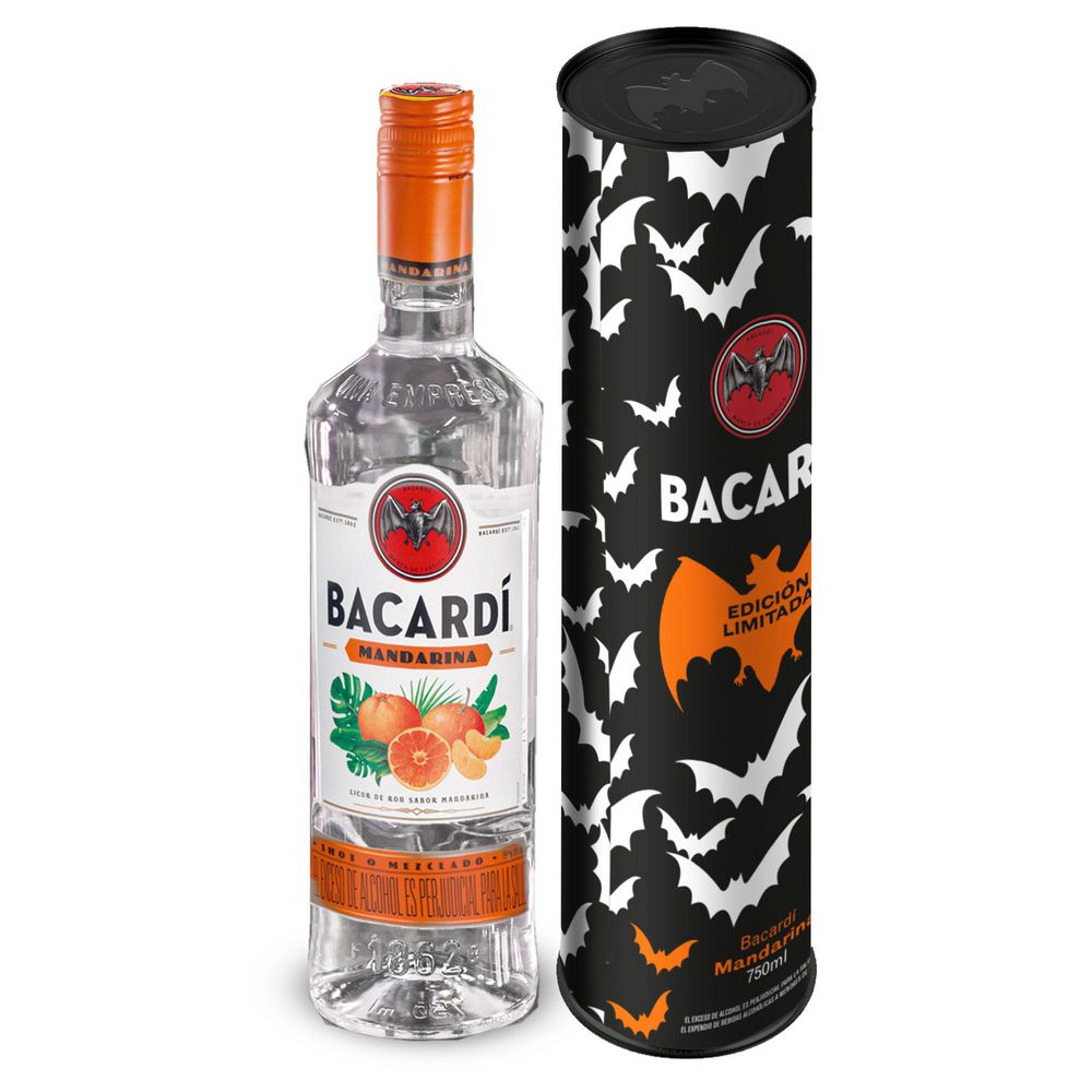 Ron blanco BACARDI mandarina edición limitada (750 ml)