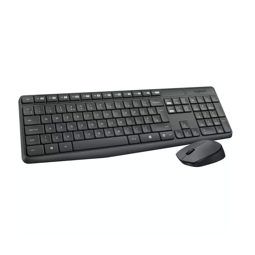 Logitech Mk235 Combo Inalámbrico Teclado Multimedia Y Mouse Logitech Mk235 Combo Inalámbrico Teclado Multimedia Y Mouse
