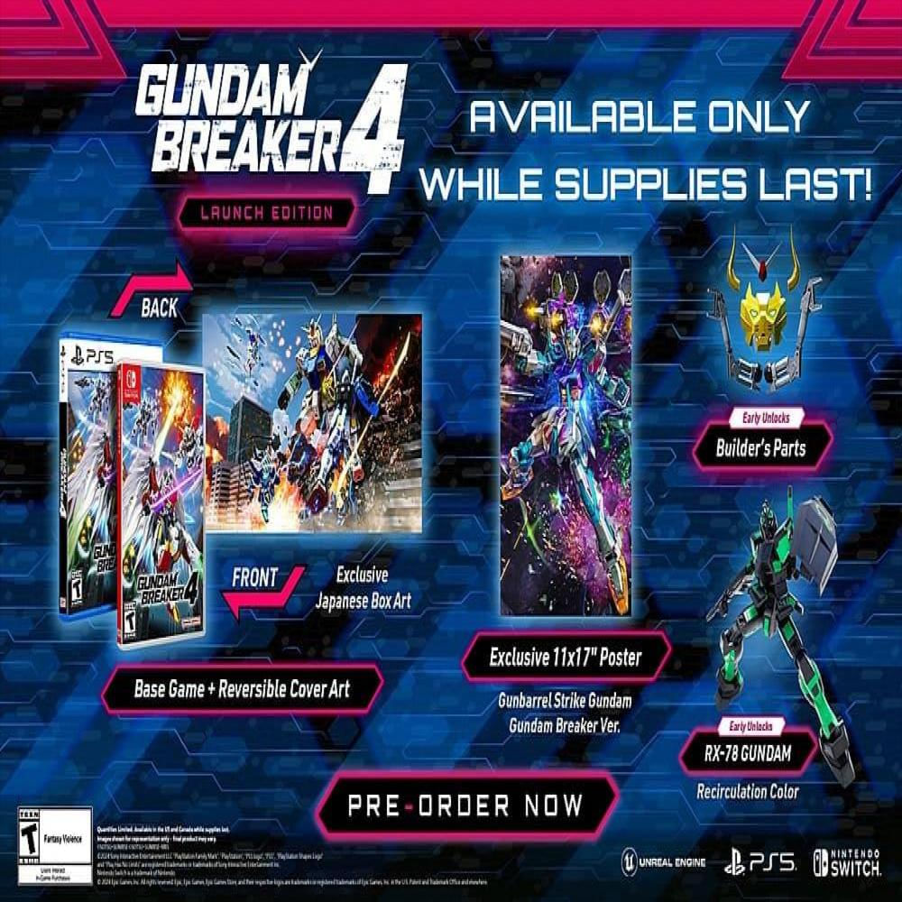 Gundam Breaker 4 Launch Edition Nintendo Switch Bandai img #3
