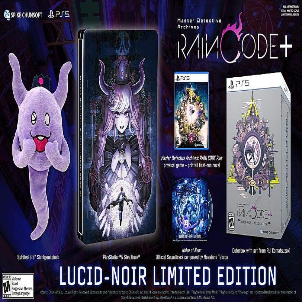 Master Detective Archives: Rain Code Plus: Lucid Noir Limited Edition Ps5 Spike img #3