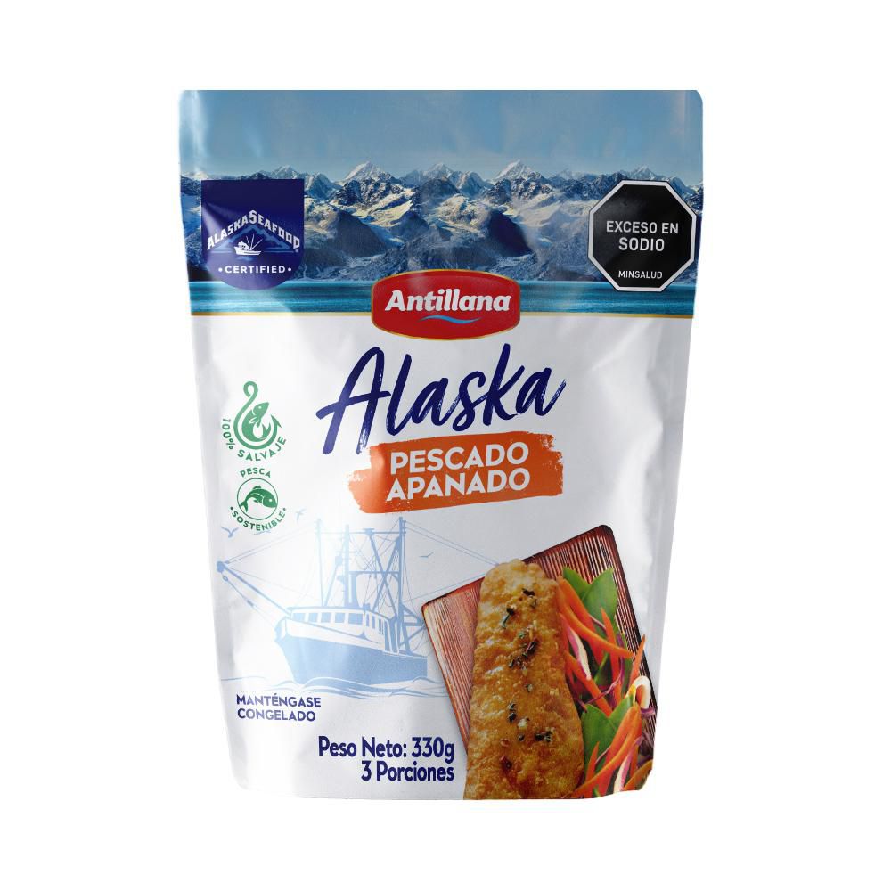 Pescado Apanado Alaska ANTILLANA 320 gr