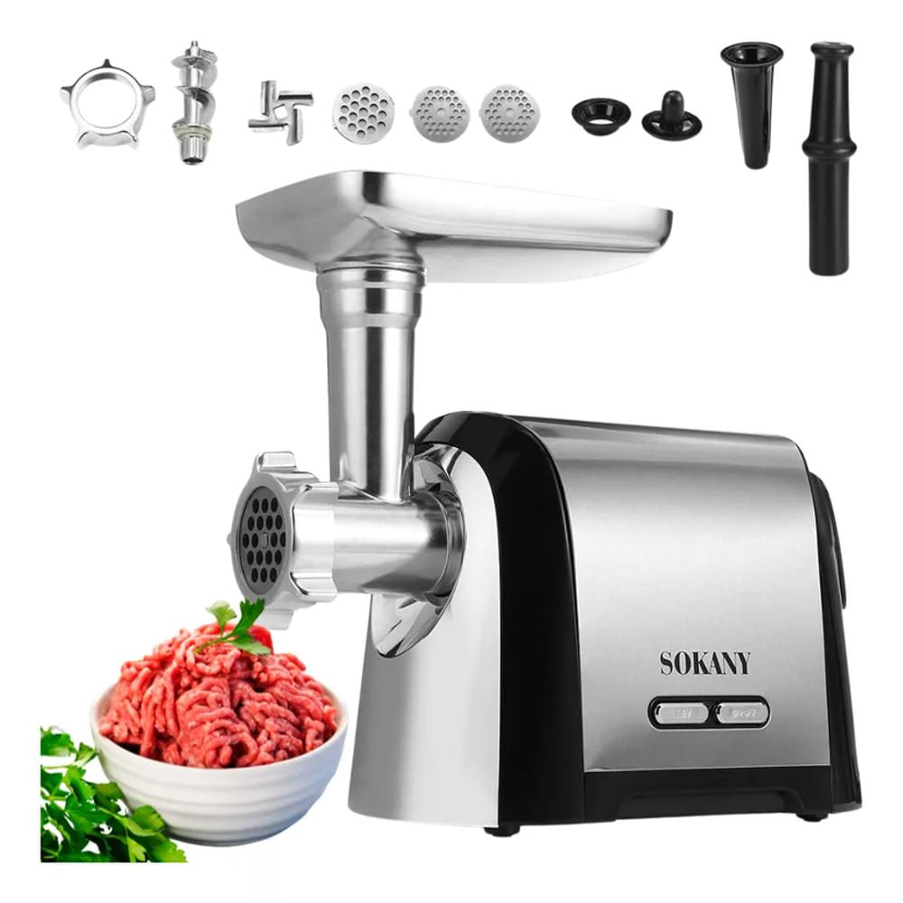Molino Electrico Sokany 3200W Maiz Carne Accesorios 3 En 1