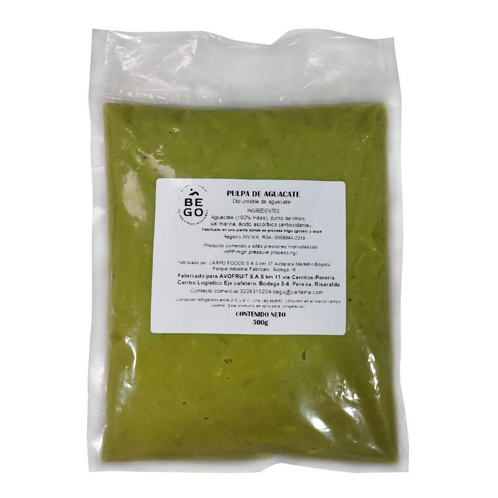 Pulpa de Aguacate 500 gr